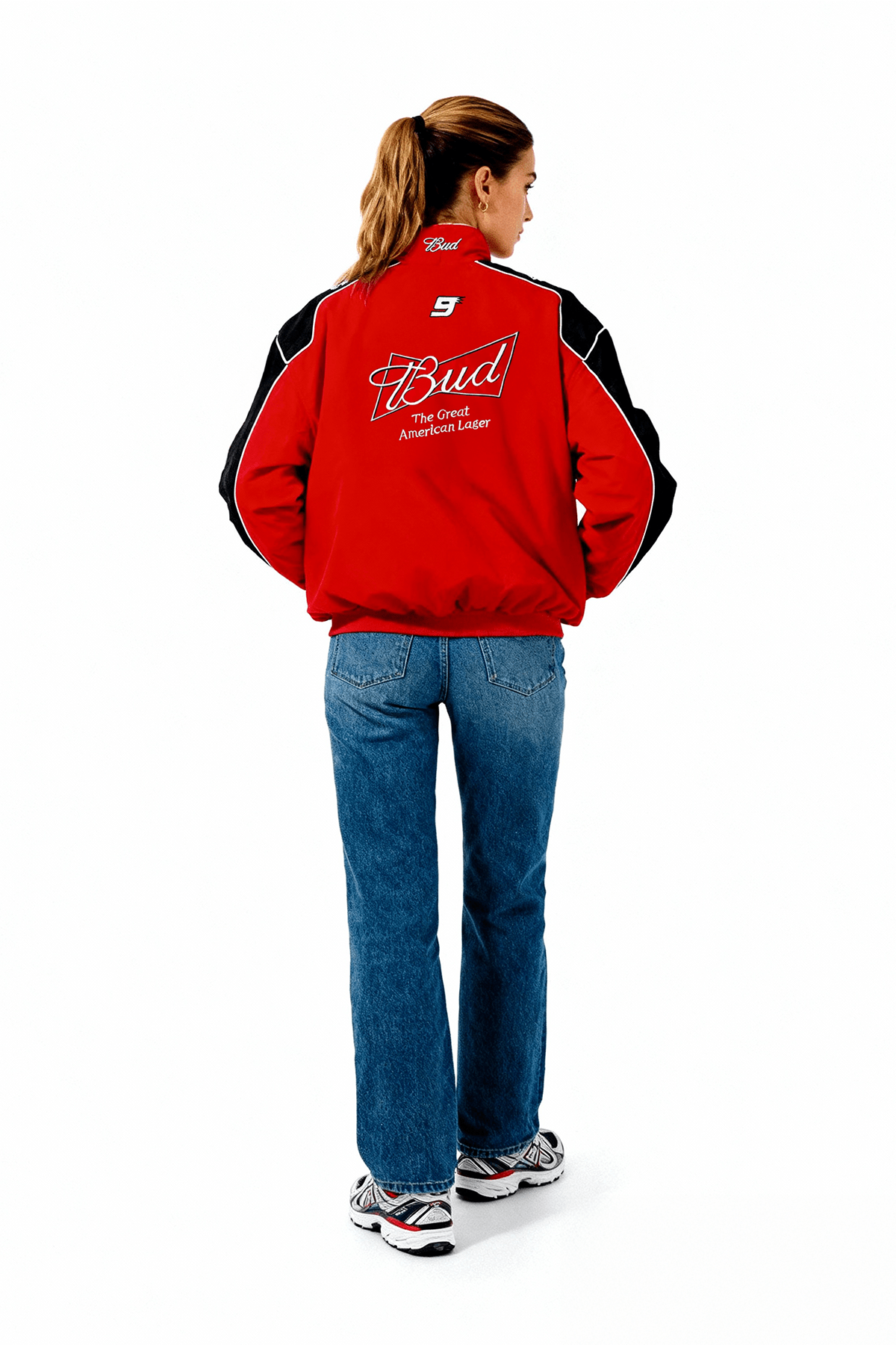 Budweiser Racing Vintage Jacke - Rote Edition