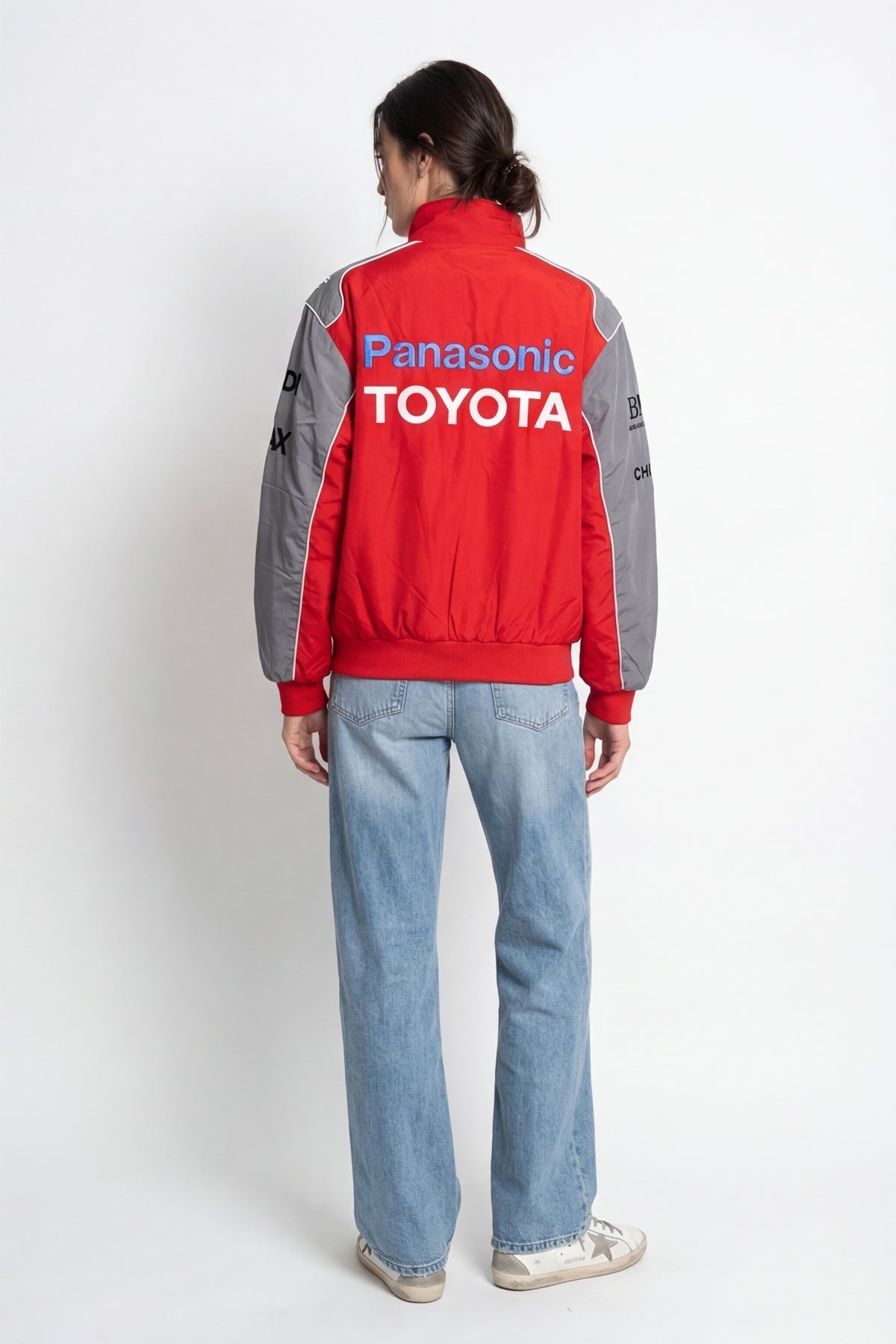 Toyota F1 Vintage Racing Jacket – Red&Grey Edition