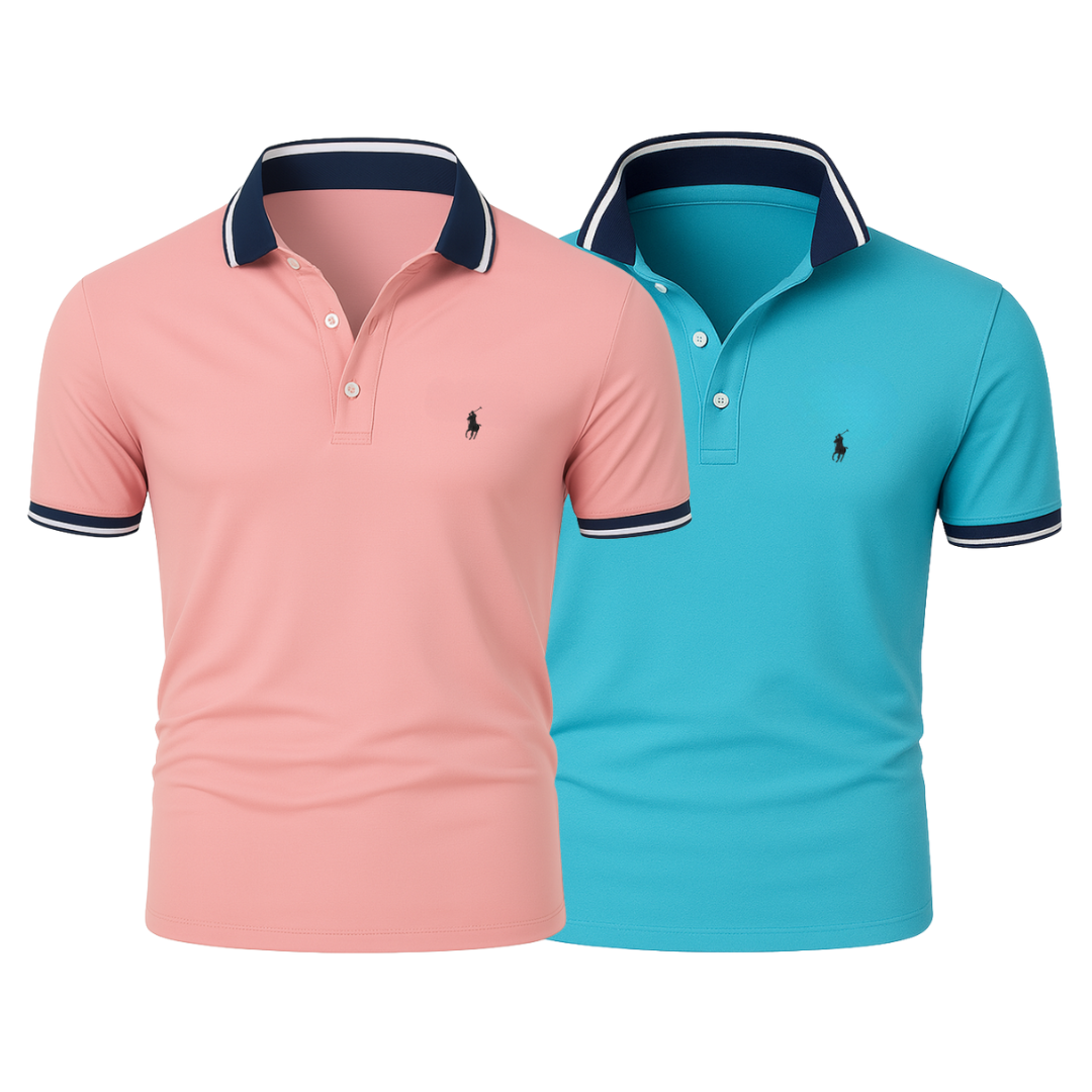 RL (KAUFE 1, ERHALTE 2) - Premiere Polo Shirt Kit – Professional Line by (2-Pack)