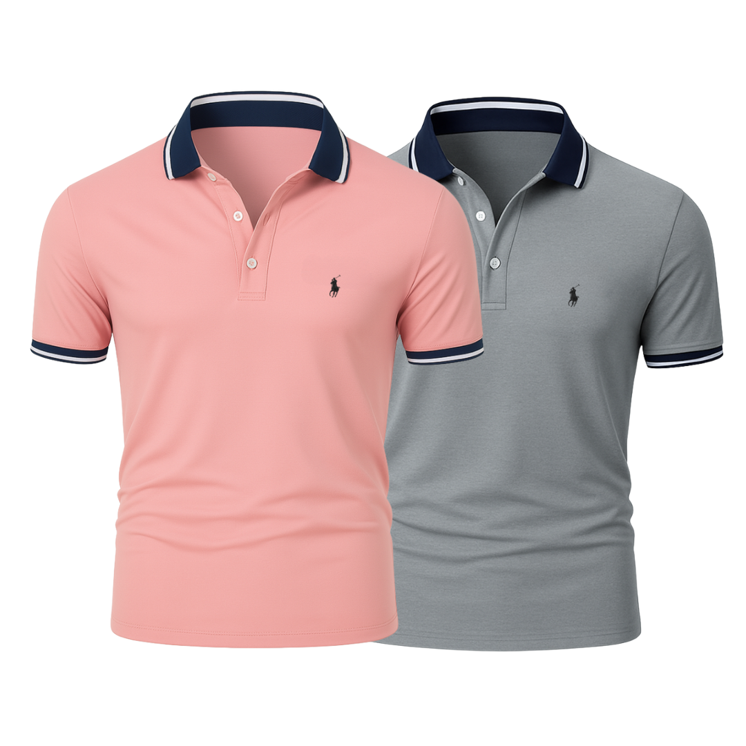 RL (KAUFE 1, ERHALTE 2) - Premiere Polo Shirt Kit – Professional Line by (2-Pack)