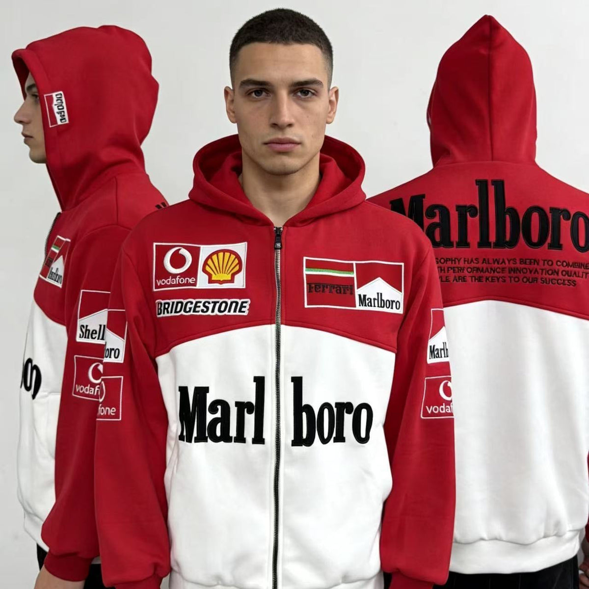 F1 Racing Ferrari Team Kapuzenpullover -1