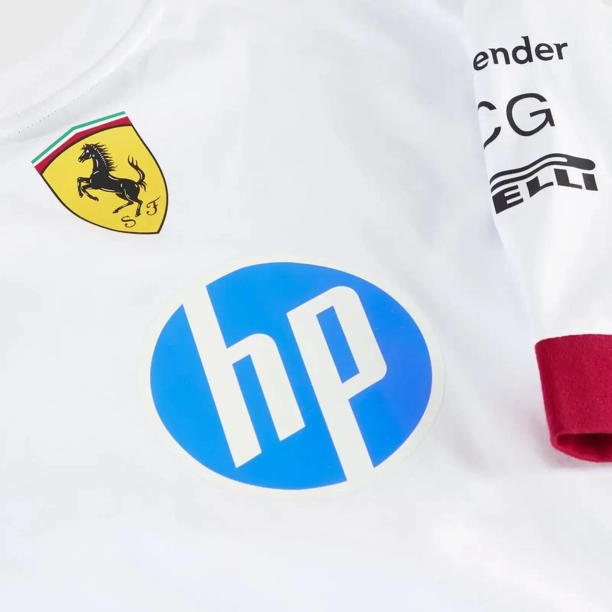Scuderia Ferrari – 2025 Miami GP Team Oversized T-Shirt (Weiß)