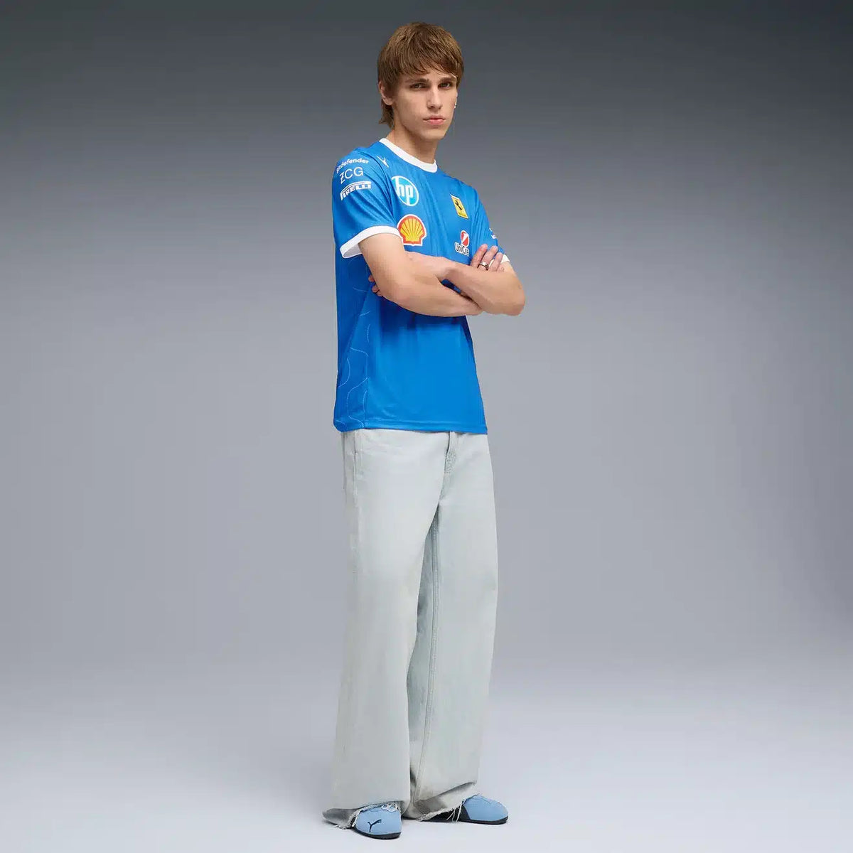 Scuderia Ferrari 2025 Monza Großer Preis von Italien Team-T-Shirt Sonderedition