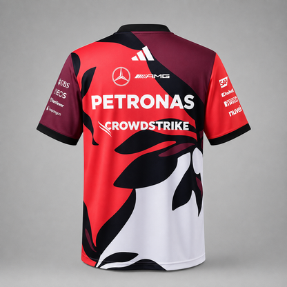Team Driver T-Shirt Jersey 2026 Mercedes-AMG Petronas Formel 1 Team-3