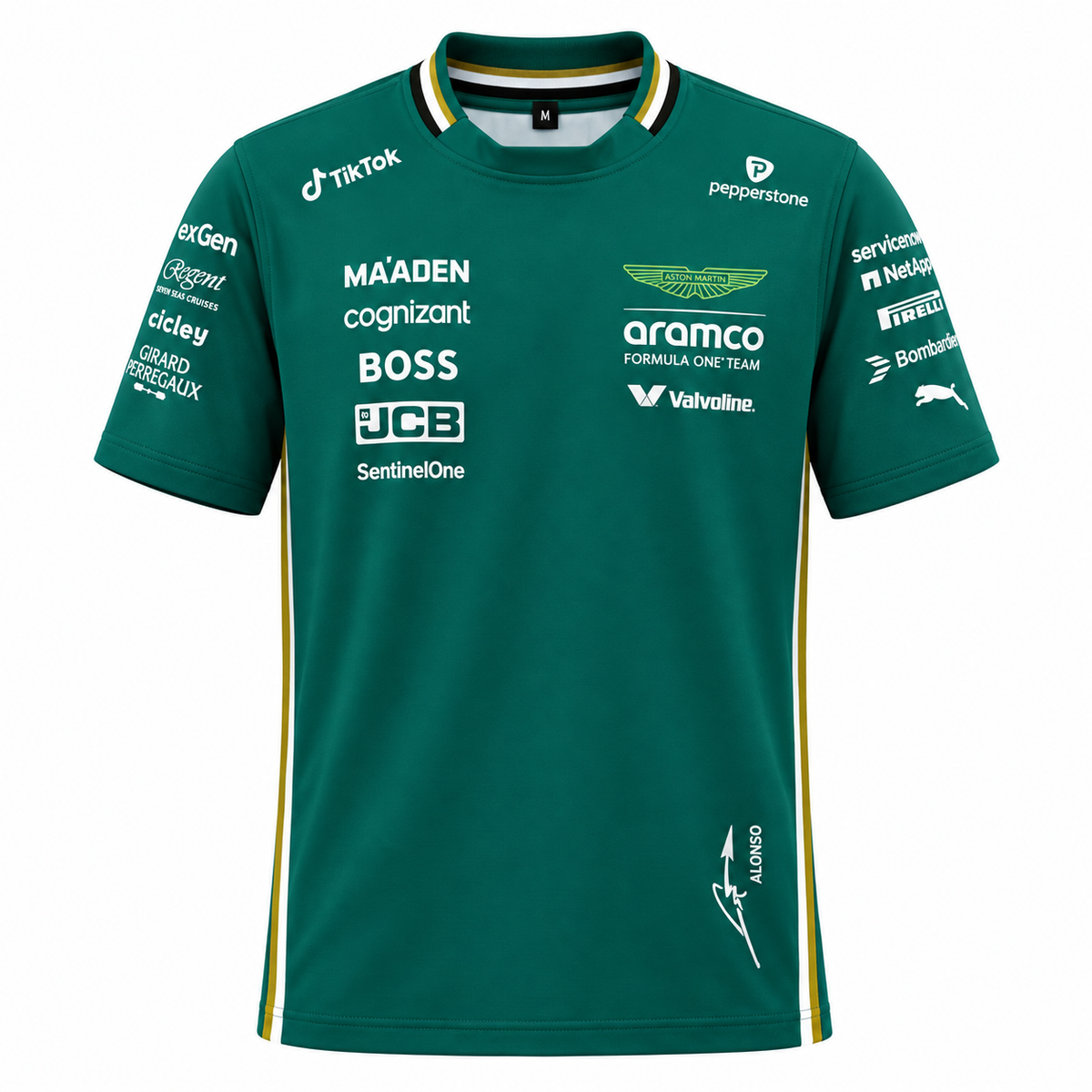 Aston Martin F1 Team 2025 Team T-Shirt-1