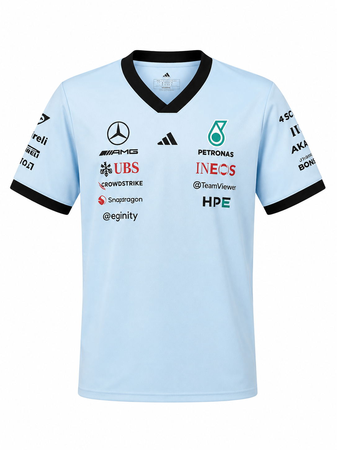 Team Driver T-Shirt Jersey 2026 Mercedes-AMG Petronas Formel 1 Team  2
