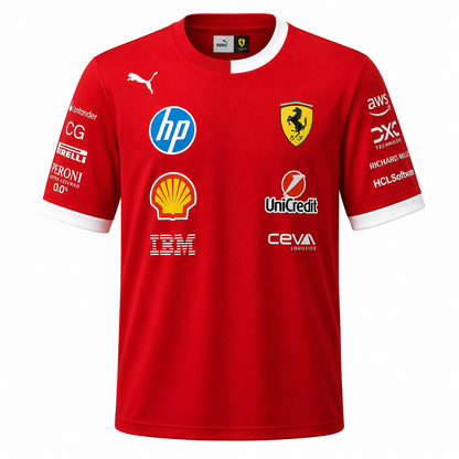 Scuderia Ferrari F1 PUMA 2025 Team T-Shirt-1