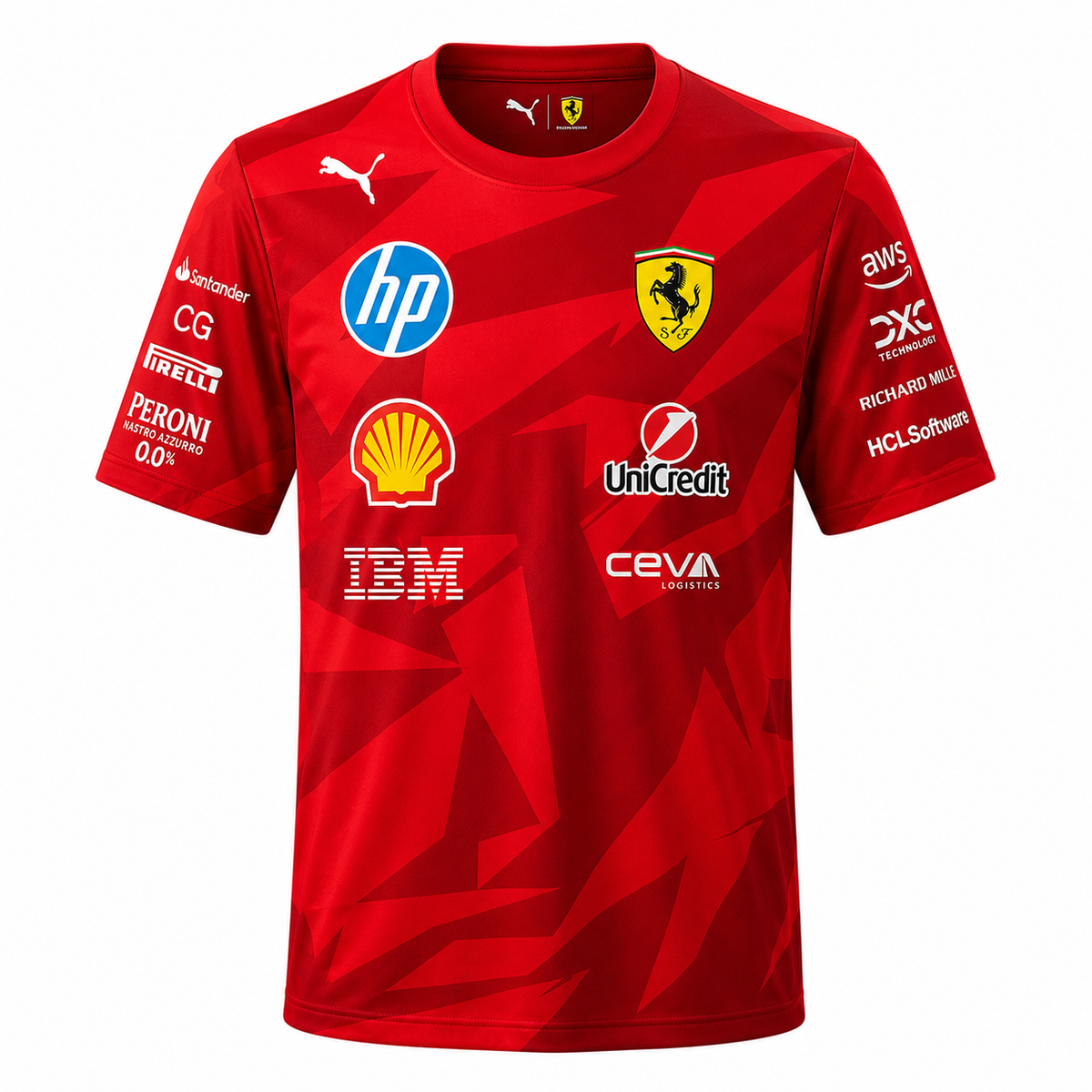 Scuderia Ferrari F1 2026 Fahrer-T-Shirt--4