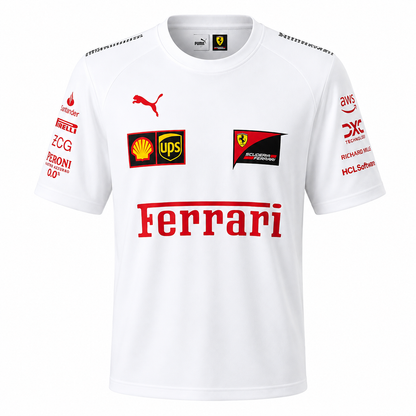 Scuderia Ferrari F1 2026 Fahrer-T-Shirt--1