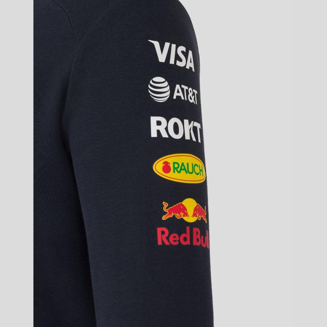 Red Bull Racing 2025 Team Kapuzenjacke mit durchgehendem Reißverschluss