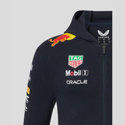 Red Bull Racing 2025 Team Kapuzenjacke mit durchgehendem Reißverschluss