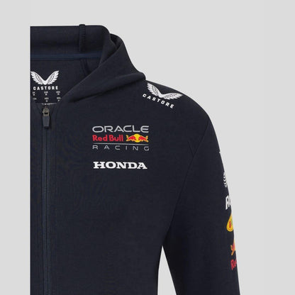 Red Bull Racing 2025 Team Kapuzenjacke mit durchgehendem Reißverschluss