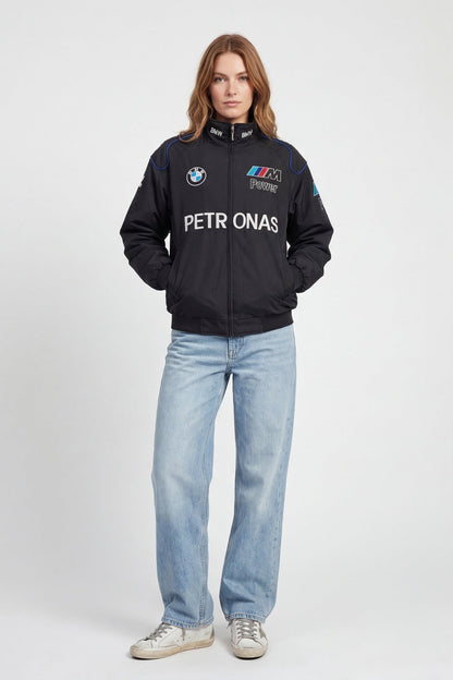 BMW F1 Vintage Racing Jacket – Black Edition
