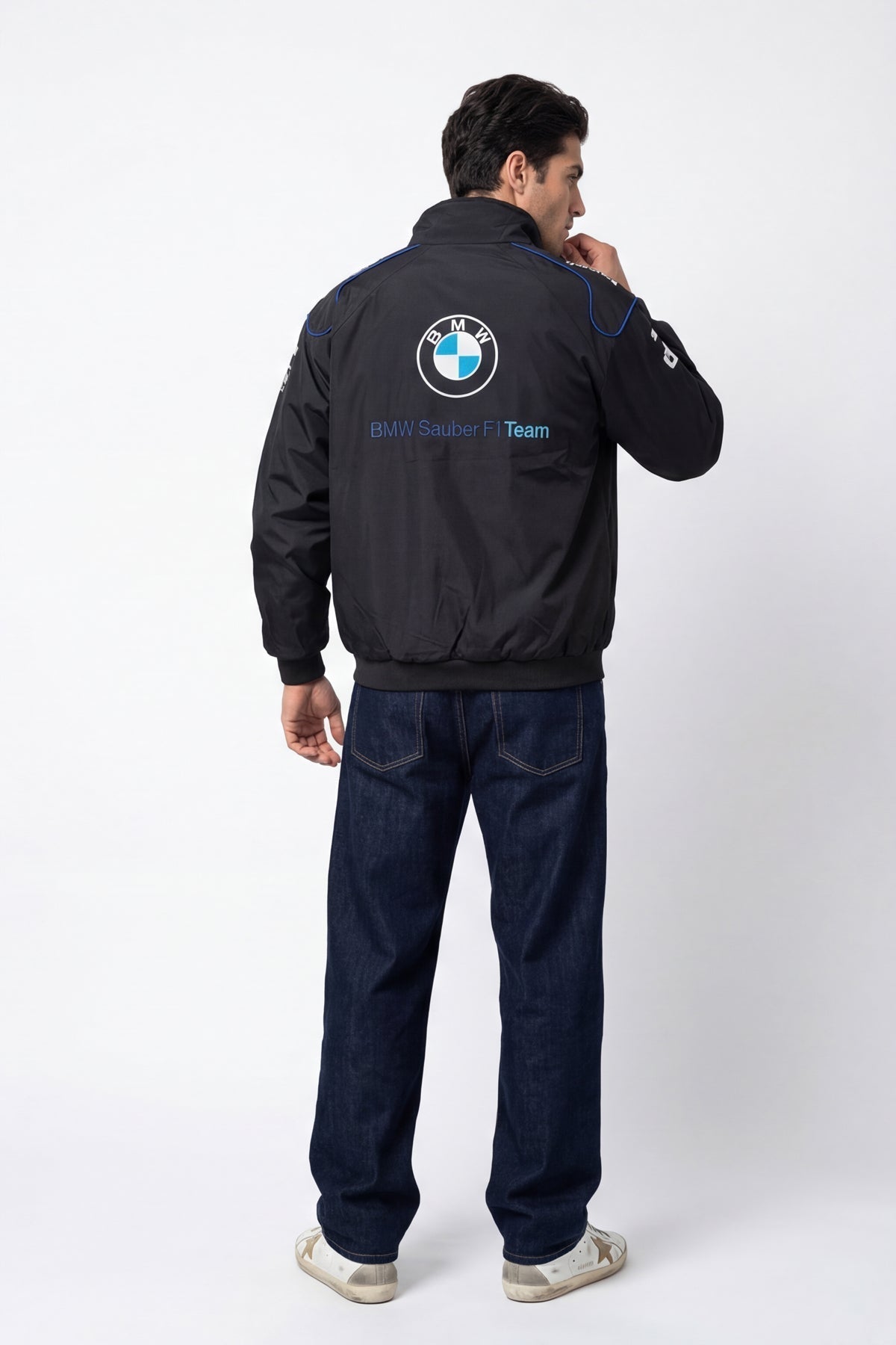 BMW F1 Vintage Racing Jacket – Black Edition