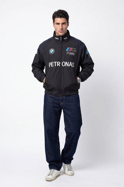 BMW F1 Vintage Racing Jacket – Black Edition