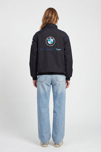 BMW F1 Vintage Racing Jacket – Black Edition