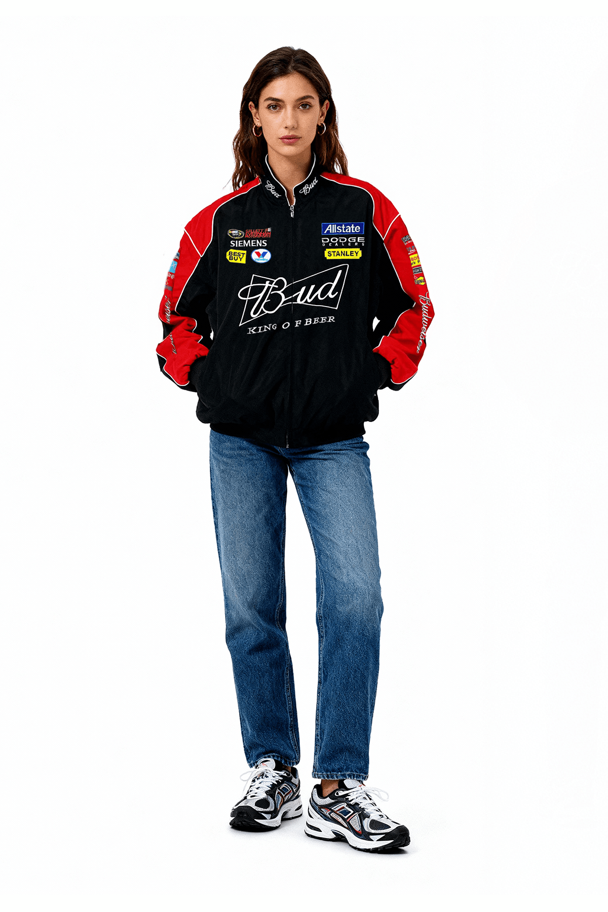Budweiser Racing Vintage Jacke - Black Edition