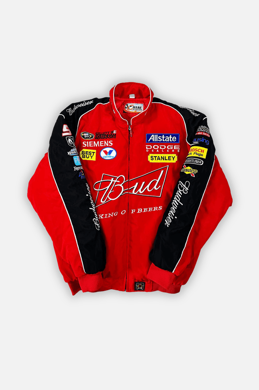 Budweiser Racing Vintage Jacke - Rote Edition