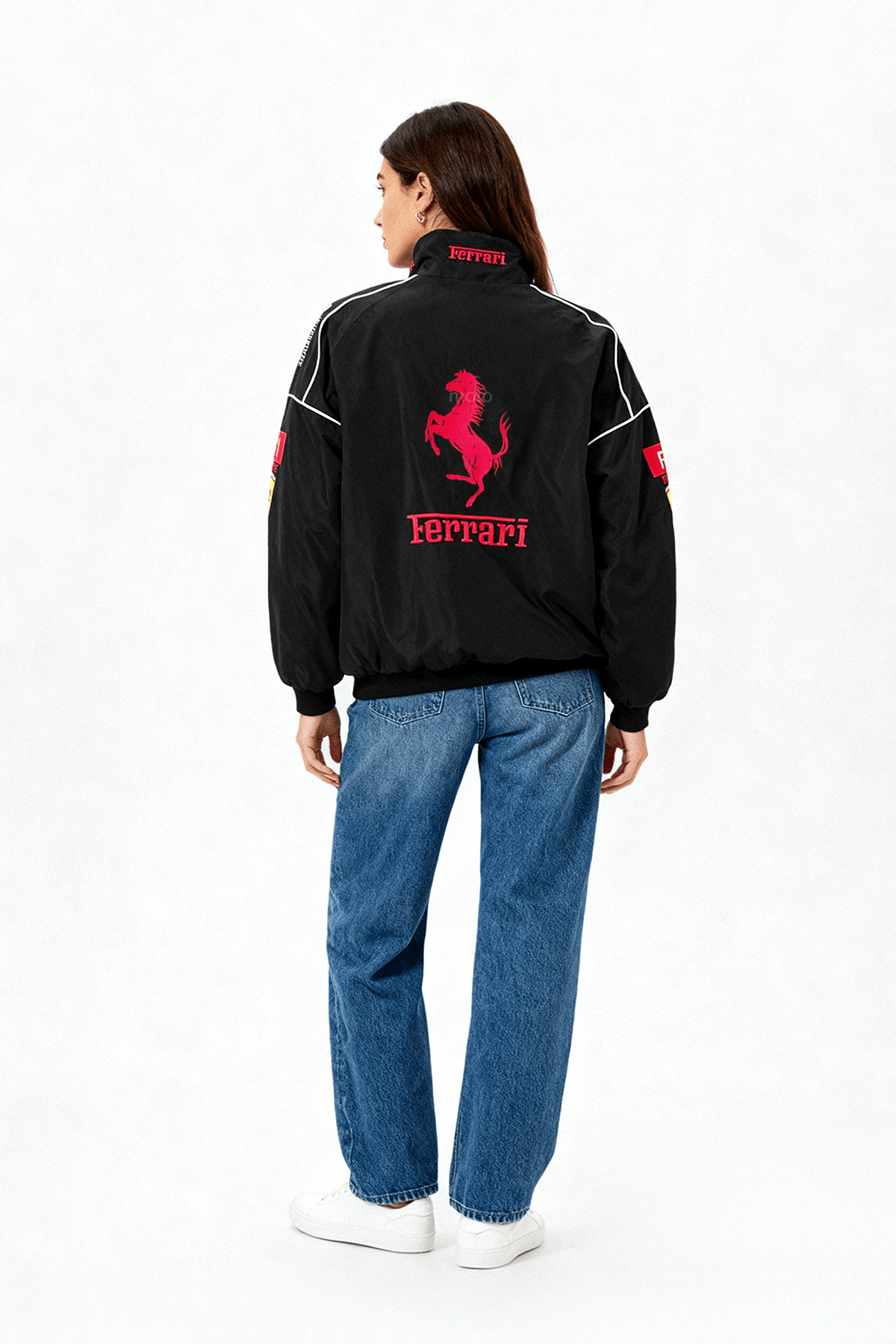 Ferrari F1 Vintage Rennjacke – Black Edition
