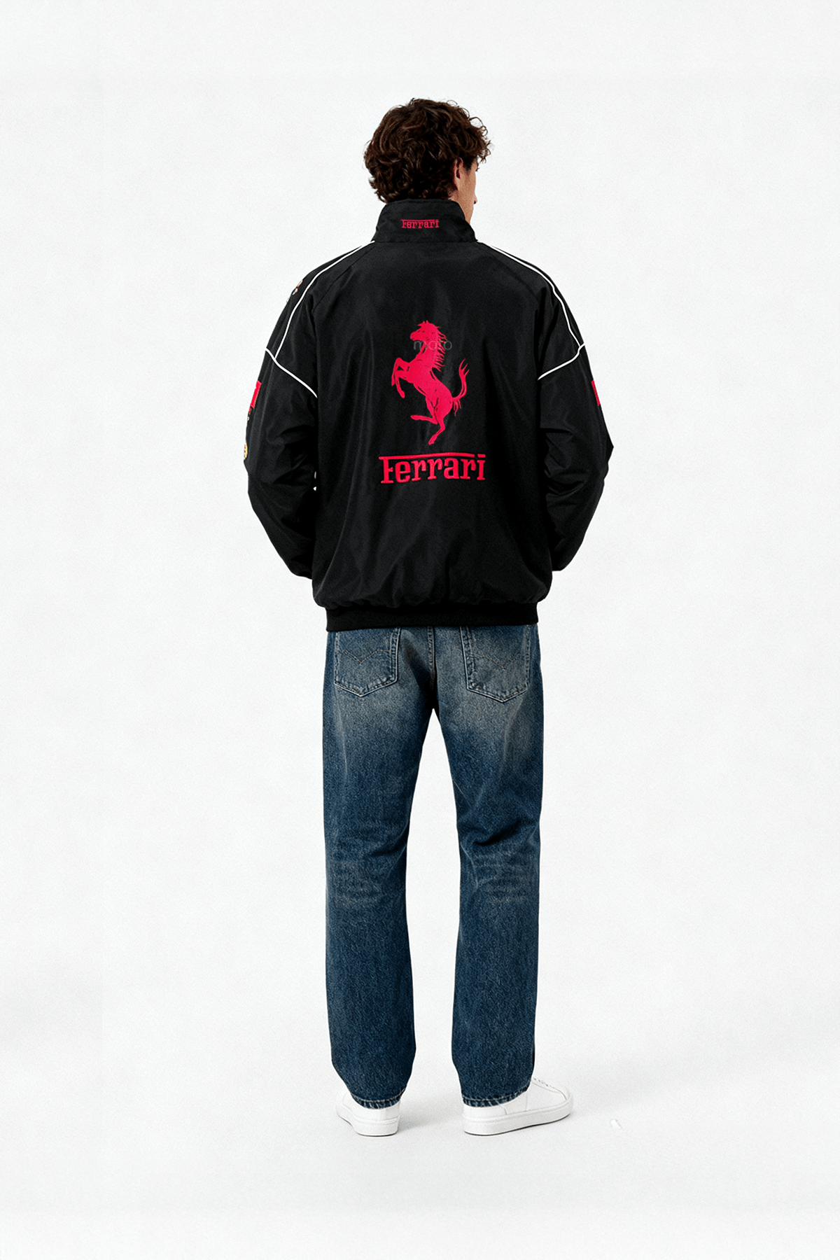 Ferrari F1 Vintage Rennjacke – Black Edition