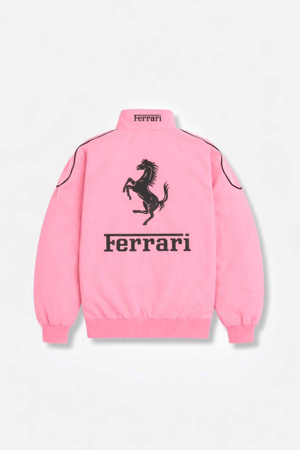 Ferrari F1 Vintage Racing Jacket – Pink Cotton Edition