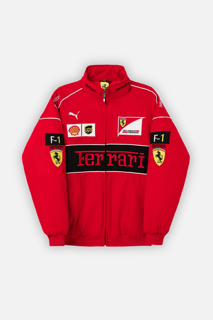 Ferrari F1 Vintage Racing Jacket – Red Edition