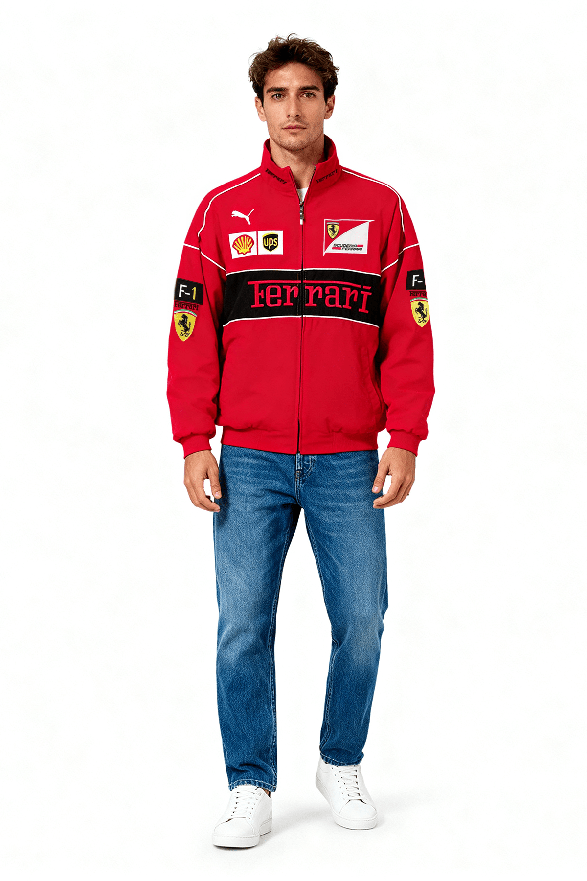 Ferrari F1 Vintage Racing Jacket – Red Edition