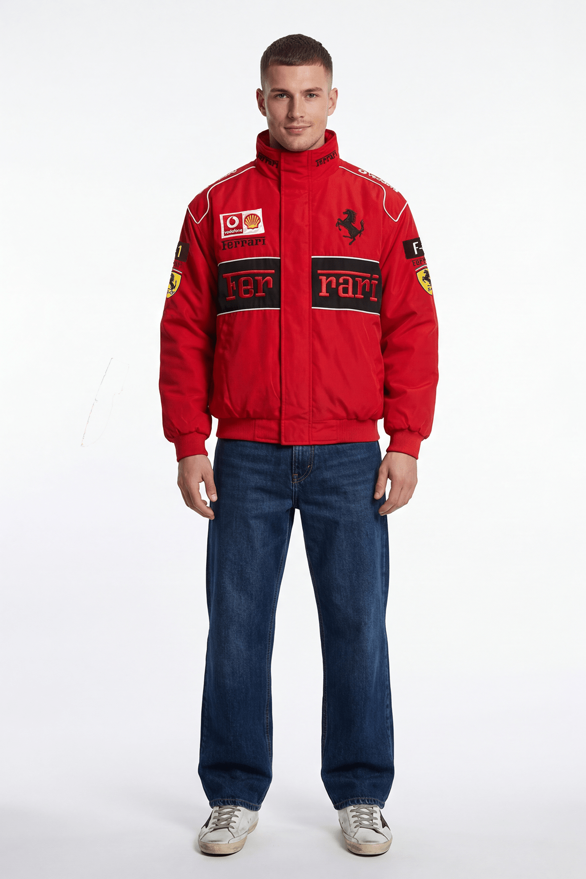 Ferrari F1 Vintage Racing Jacket – Red ZipCover Edition