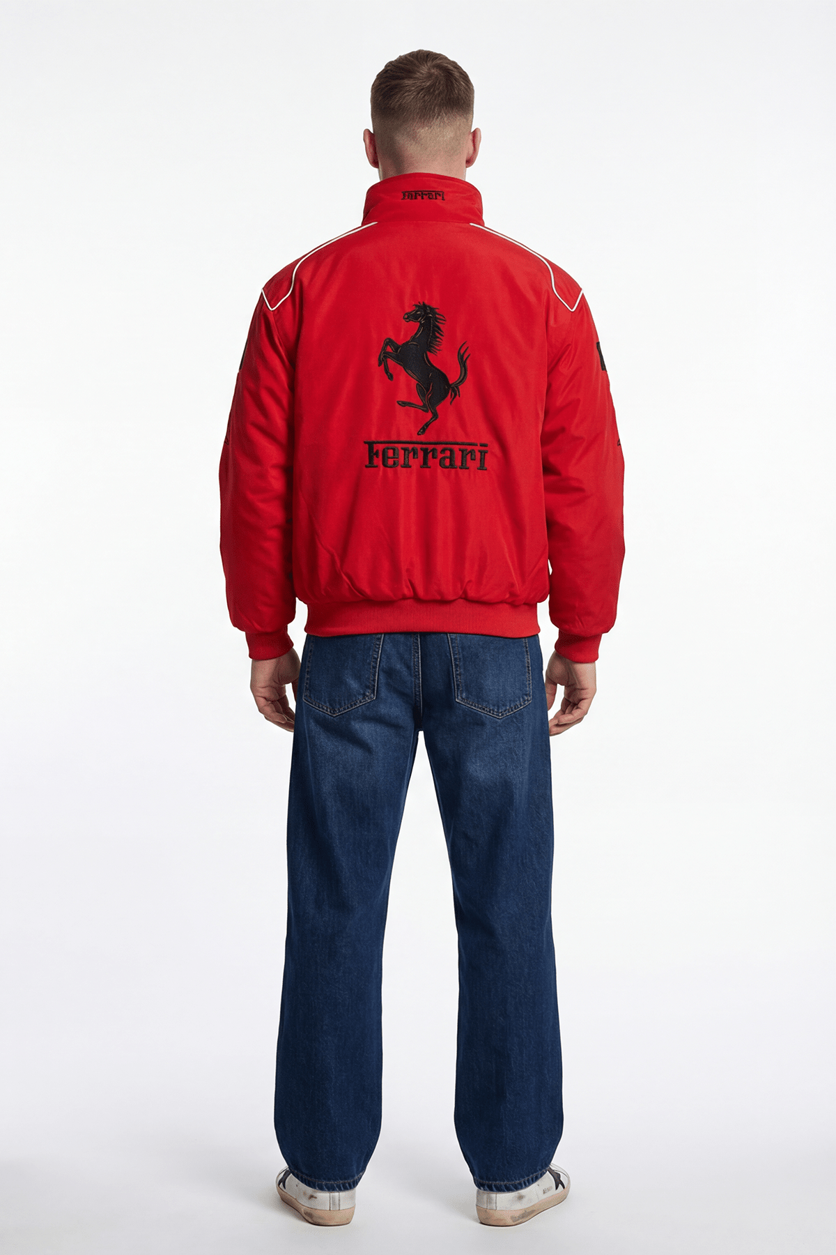 Ferrari F1 Vintage Racing Jacket – Red ZipCover Edition