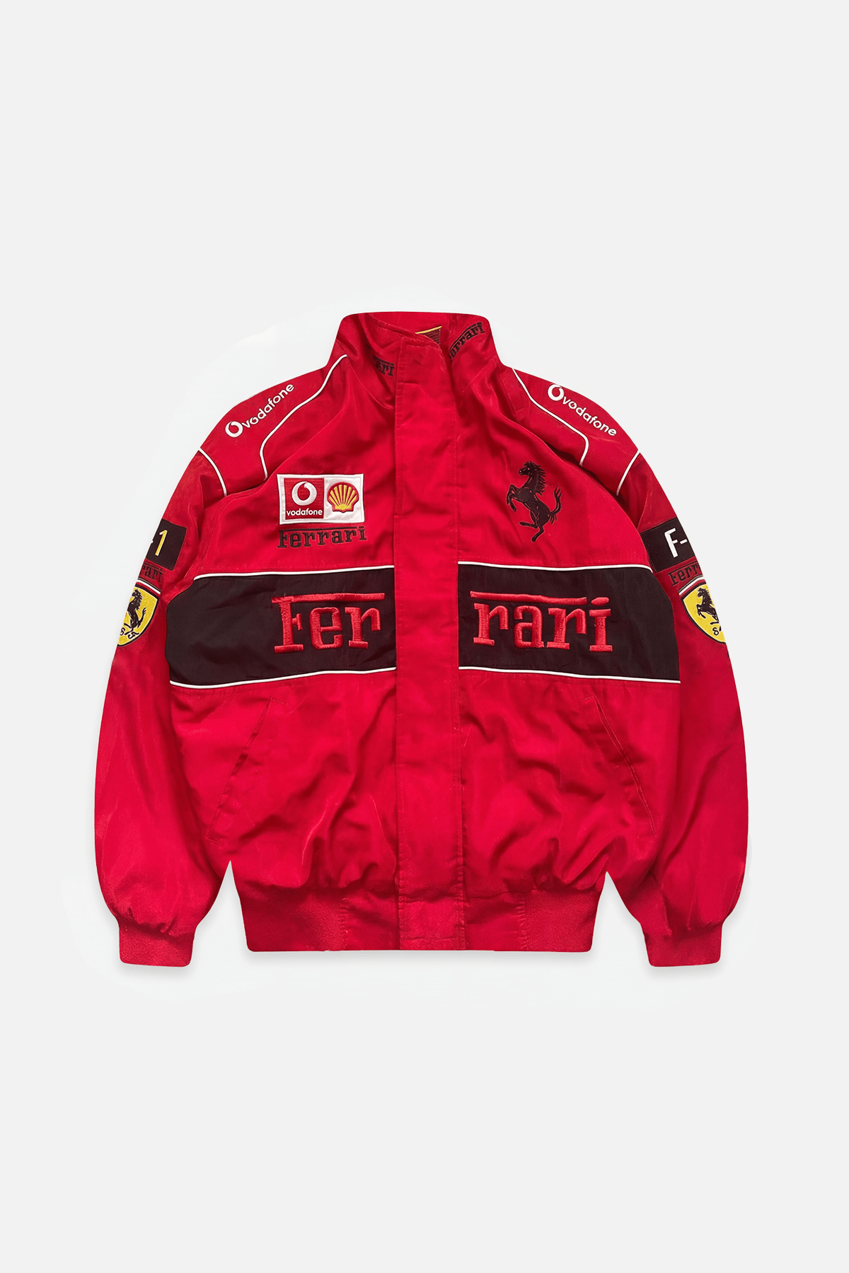 Ferrari F1 Vintage Racing Jacket – Red ZipCover Edition