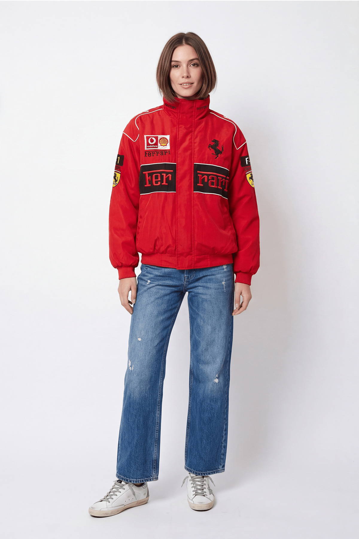 Ferrari F1 Vintage Racing Jacket – Red ZipCover Edition