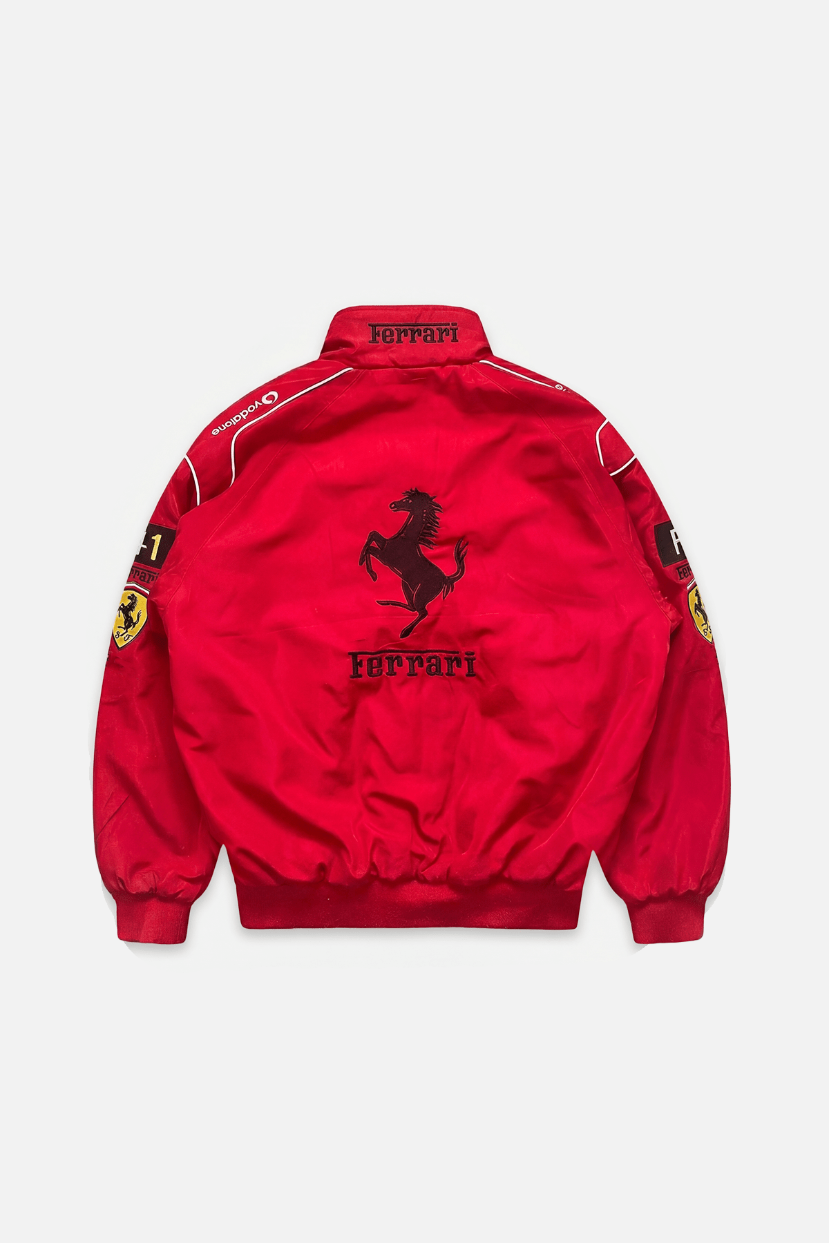 Ferrari F1 Vintage Racing Jacket – Red ZipCover Edition