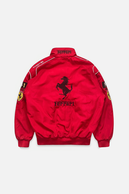 Ferrari F1 Vintage Racing Jacket – Red ZipCover Edition