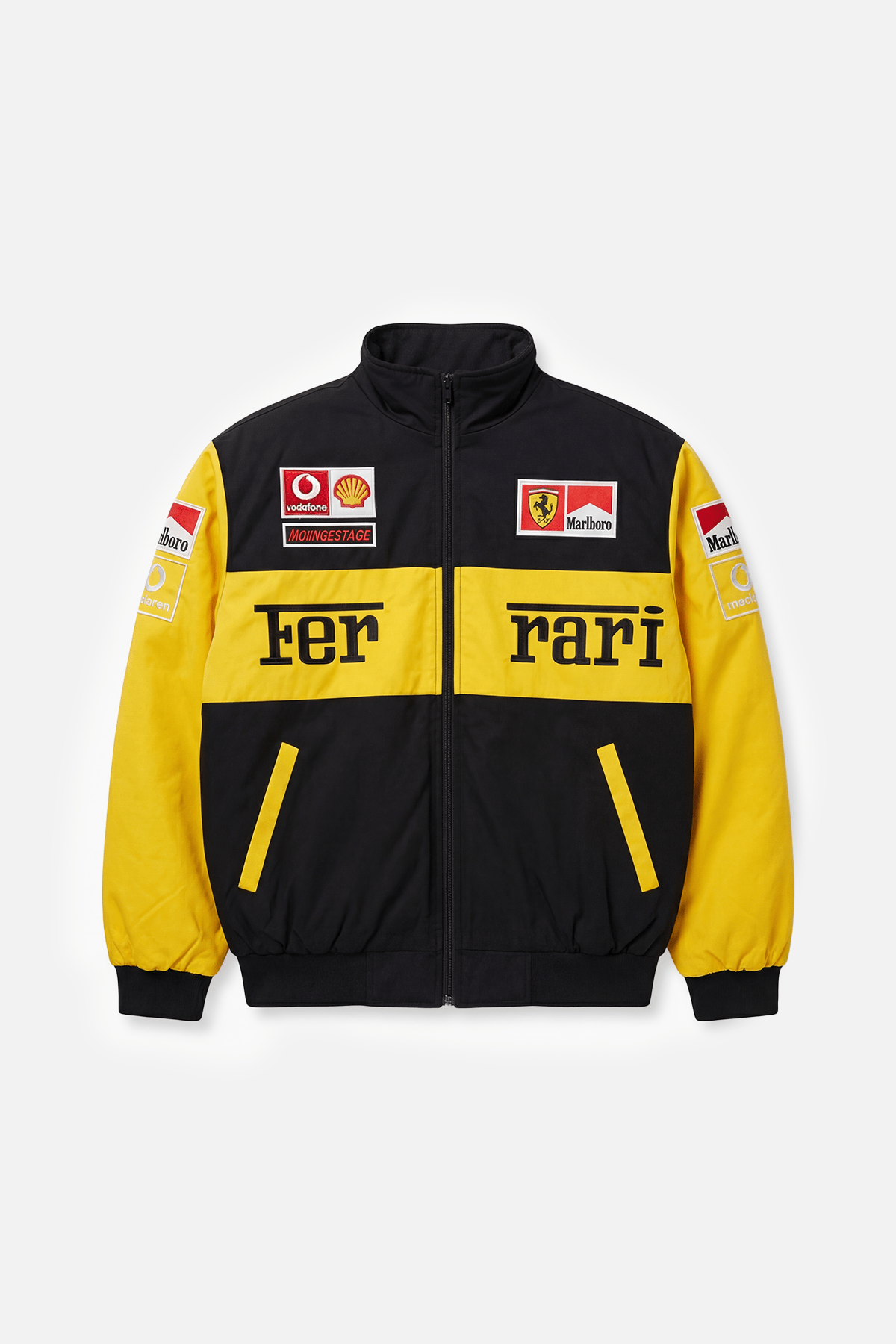 Ferrari F1 Vintage Rennjacke - Yellow Edition