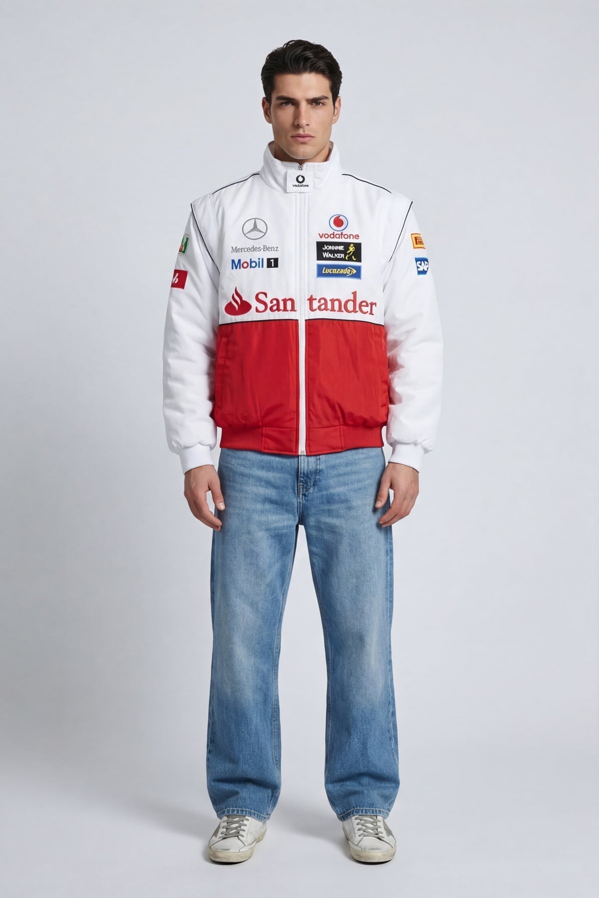 Mercedes-Benz Vintage-Jacke – Weiße Edition