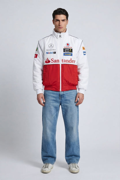 Mercedes-Benz Vintage-Jacke – Weiße Edition