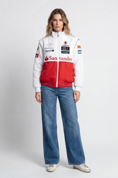 Mercedes-Benz Vintage-Jacke – Weiße Edition