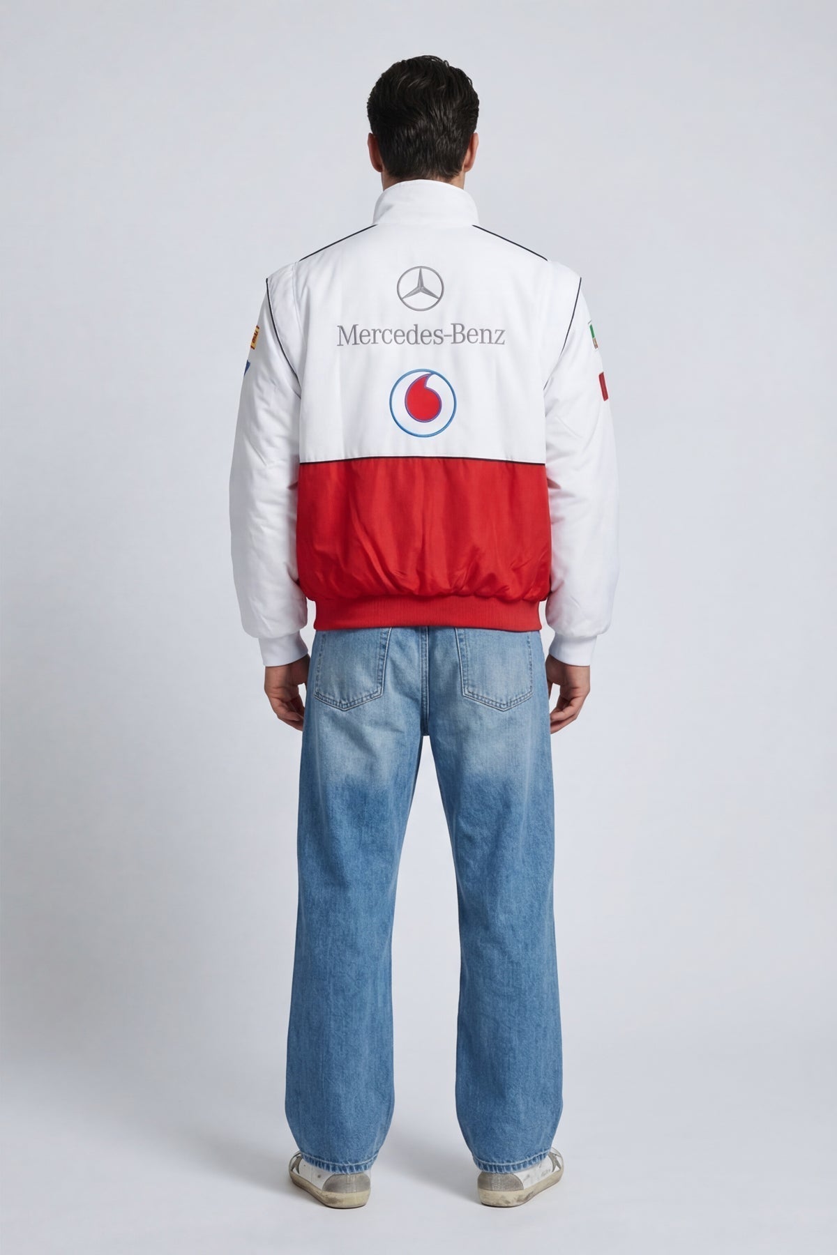 Mercedes-Benz Vintage-Jacke – Weiße Edition