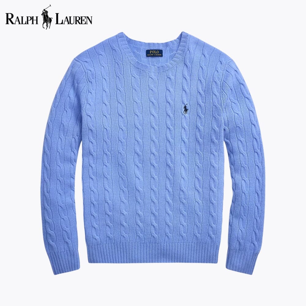 RL Camisola de Caxemira e Lã com Ponto de Malha