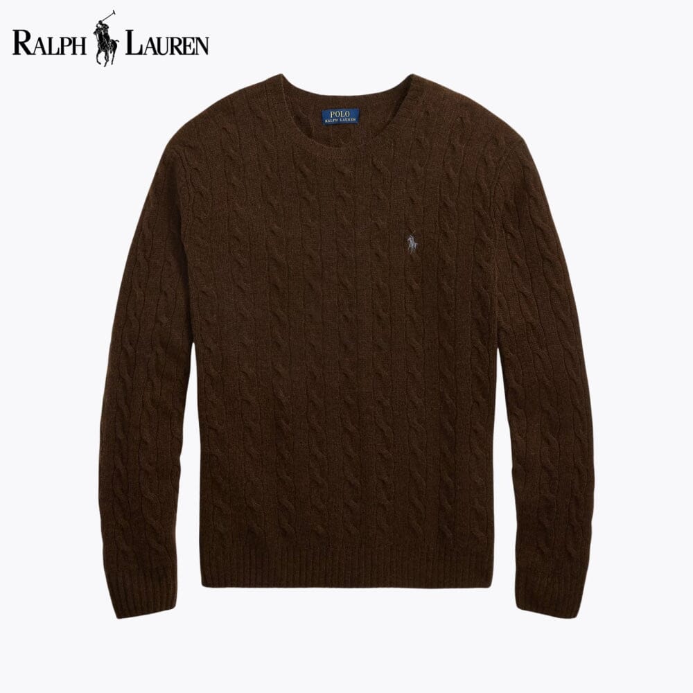 RL Camisola de Caxemira e Lã com Ponto de Malha