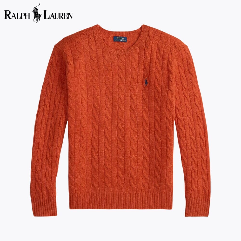 RL Camisola de Caxemira e Lã com Ponto de Malha