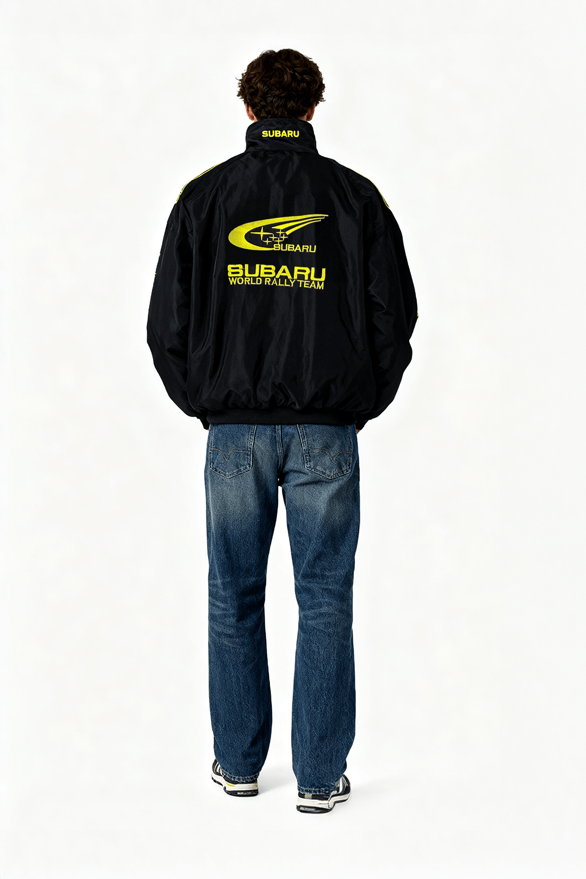 Subaru Rally Vintage Racing Jacket – Black Edition