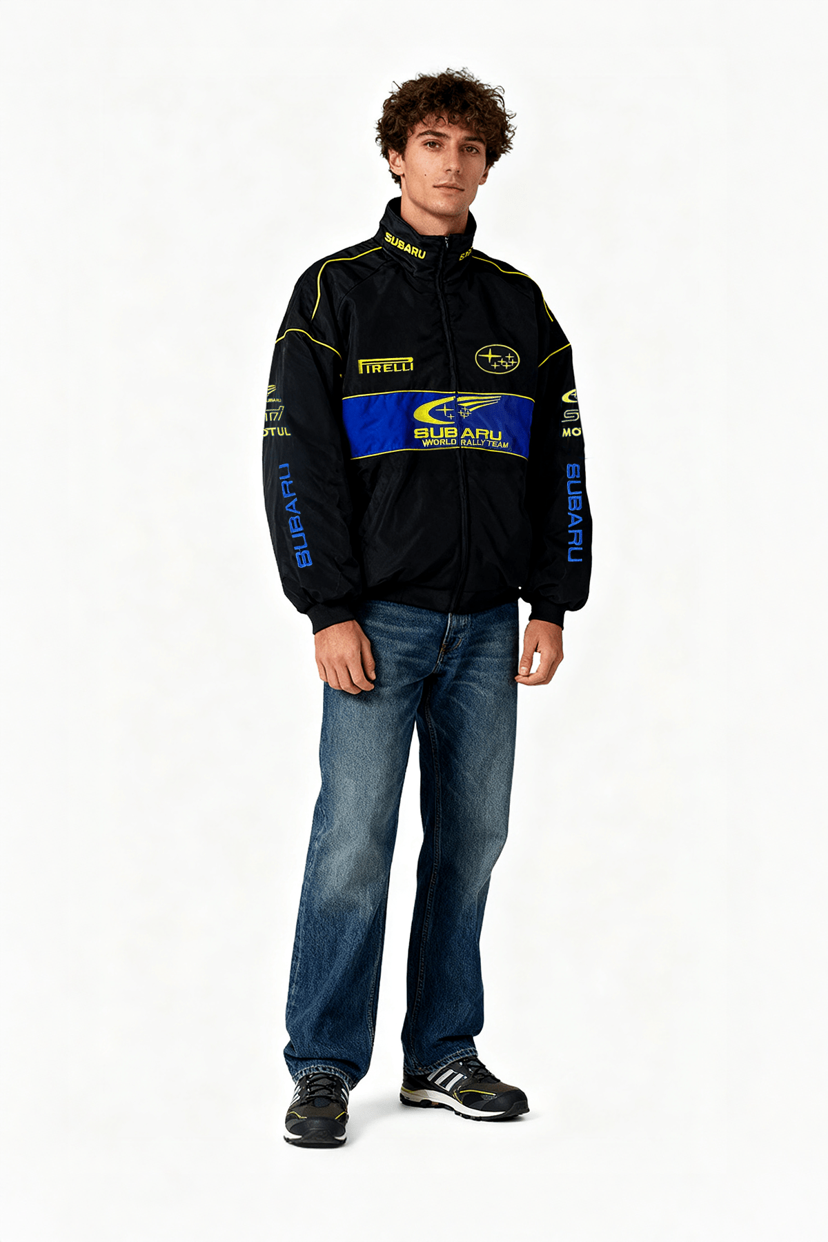Subaru Rally Vintage Racing Jacket – Black Edition