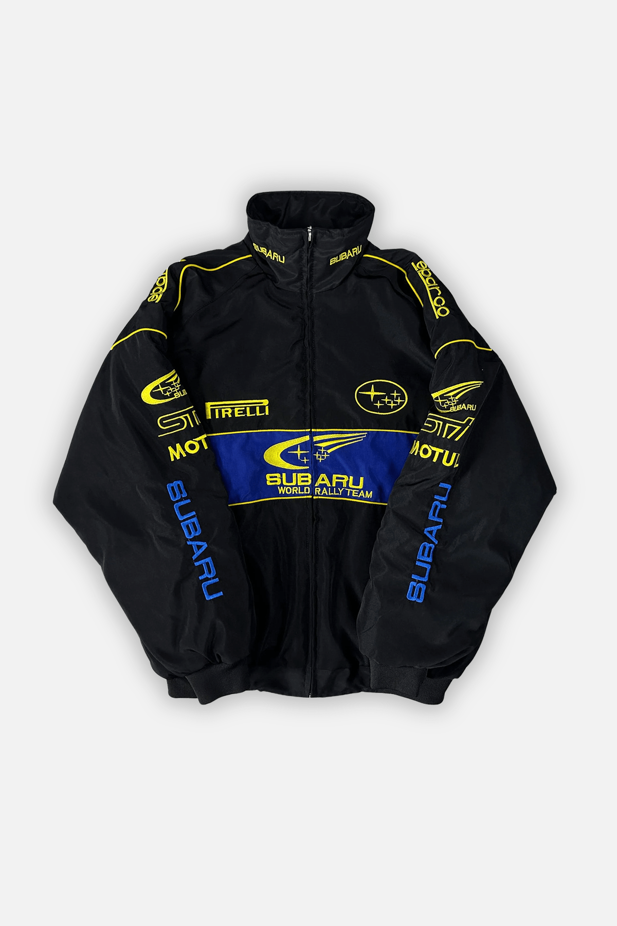 Subaru Rally Vintage Racing Jacket – Black Edition