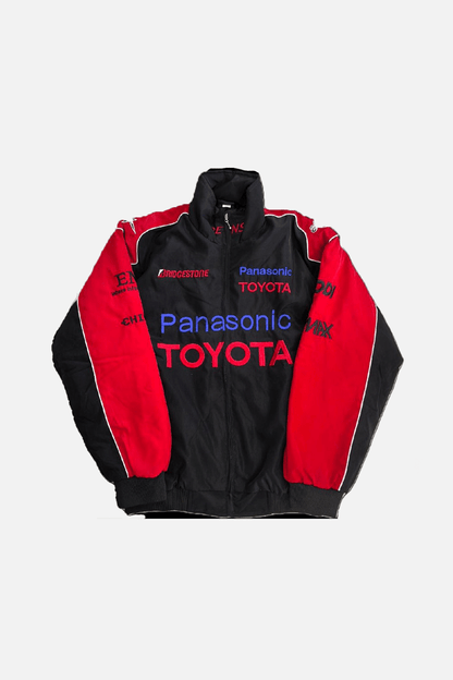 Toyota F1 Vintage Racing Jacket – Rot & Schwarz Edition