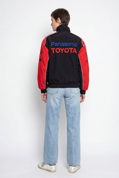 Toyota F1 Vintage Racing Jacket – Rot & Schwarz Edition