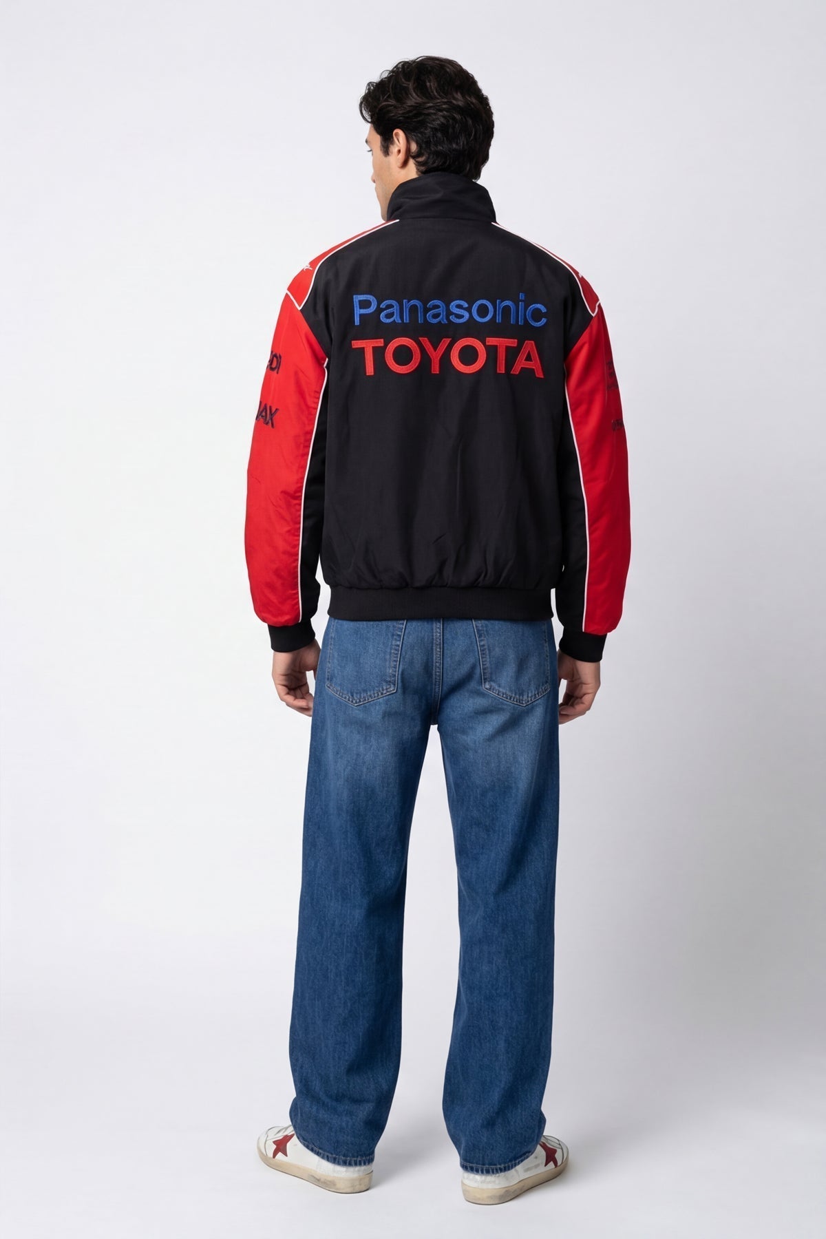Toyota F1 Vintage Racing Jacket – Rot & Schwarz Edition