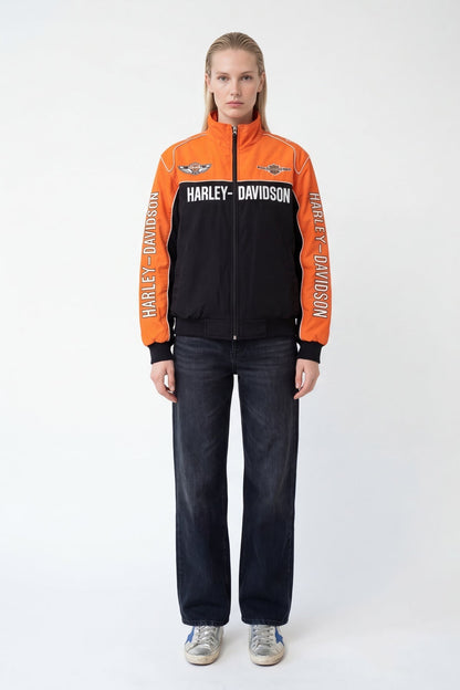 Vintage Harley Davidson 100th Anniversary Jacke (Orange Edition)
